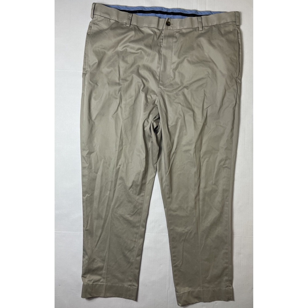 Brooks Brothers Mens Hudson Pants Light Weight Advantage Chino Beige‎ Size 44/34